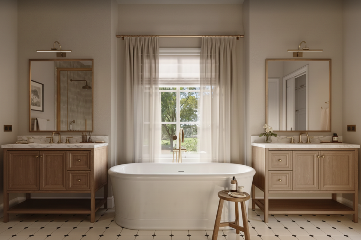 Salle de bain classique ultra HD