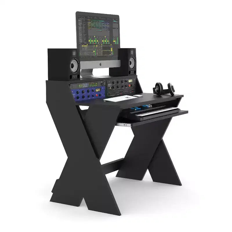 Station de travail de studio professionnelle compacte, noire