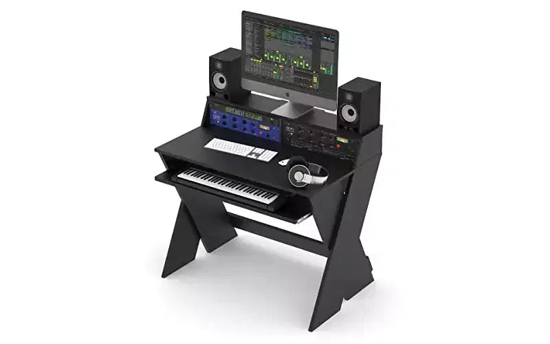 Station de travail de studio professionnelle compacte, noire