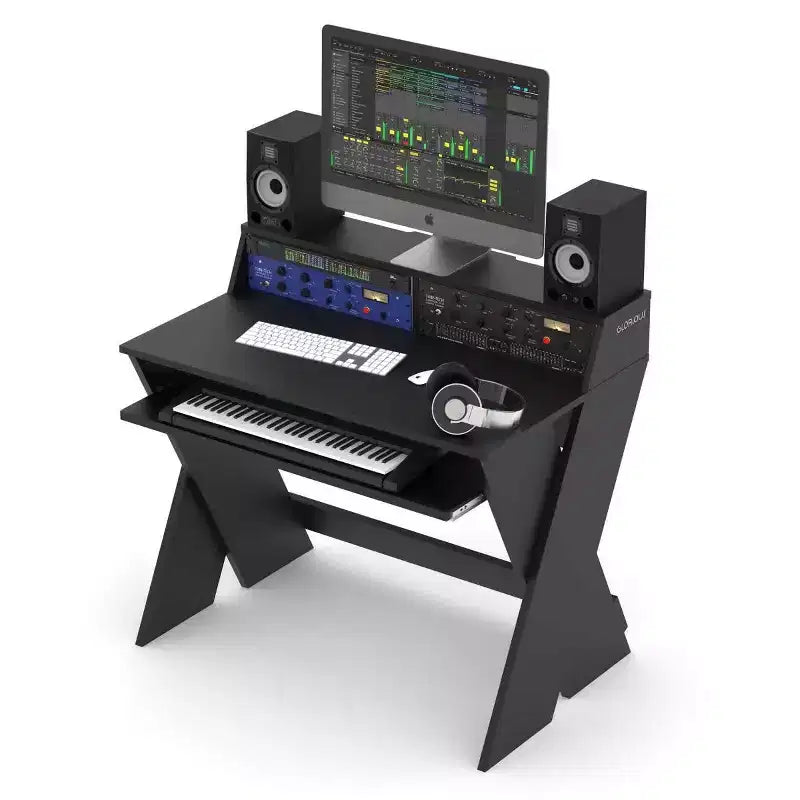 Station de travail de studio professionnelle compacte, noire