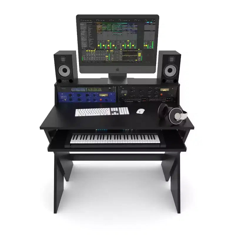 Station de travail de studio professionnelle compacte, noire