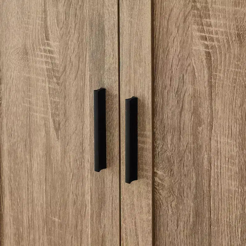 Meuble de Rangement à Double Porte Whisen avec Étagère Réglable, Armoire Verticale