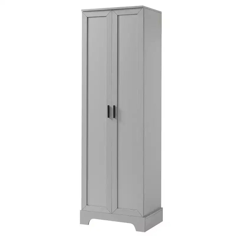 Meuble de Rangement à Double Porte Whisen avec Étagère Réglable, Armoire Verticale