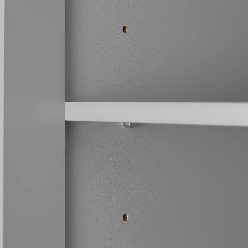 Meuble de Rangement à Double Porte Whisen avec Étagère Réglable, Armoire Verticale
