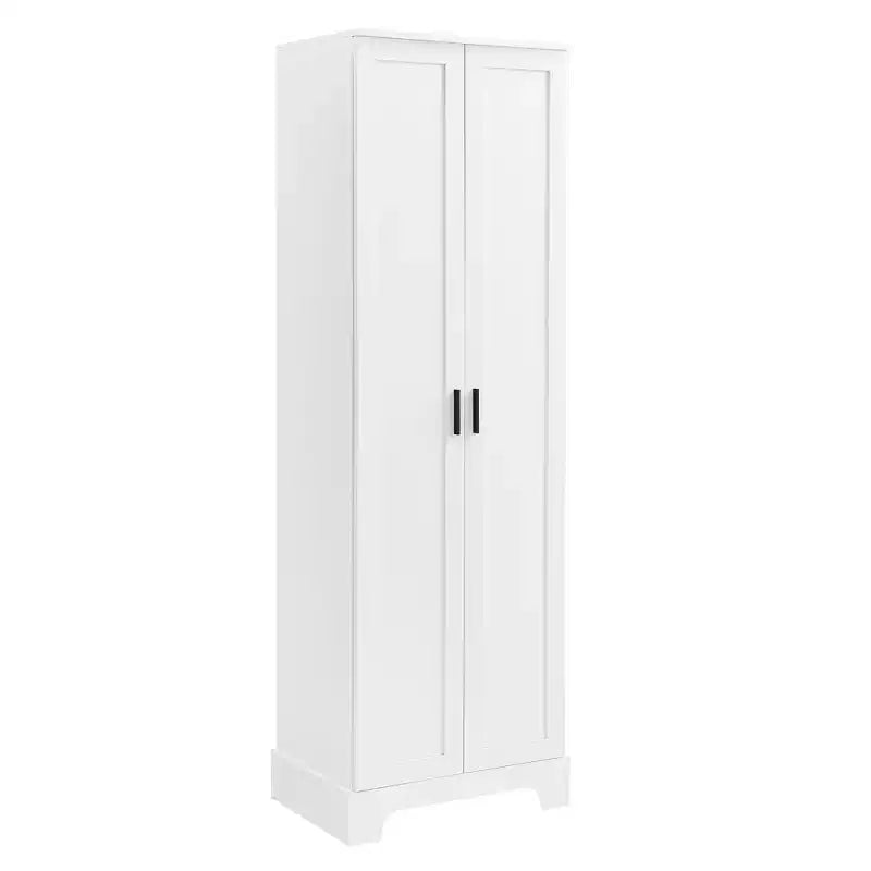 Meuble de Rangement à Double Porte Whisen avec Étagère Réglable, Armoire Verticale