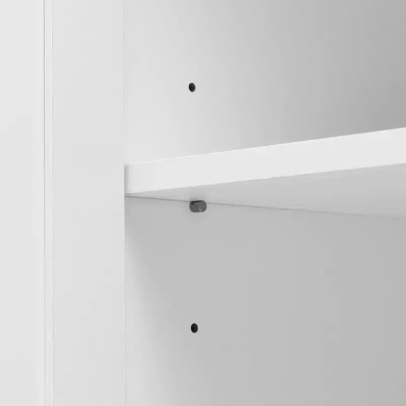 Meuble de Rangement à Double Porte Whisen avec Étagère Réglable, Armoire Verticale