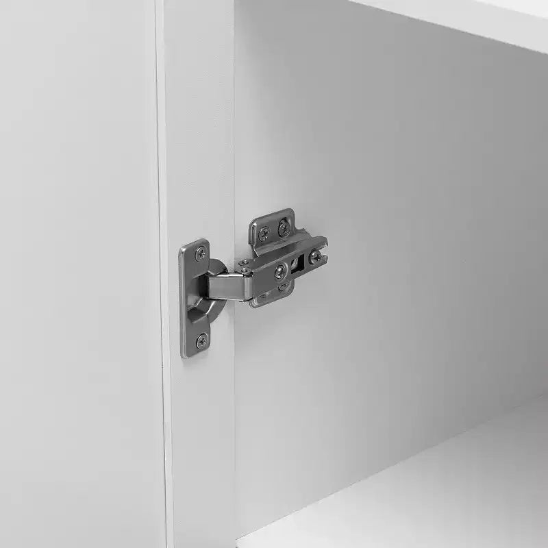 Meuble de Rangement à Double Porte Whisen avec Étagère Réglable, Armoire Verticale