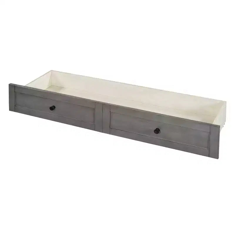 Lit escamotable Queen/Grand format avec grands tiroirs et ports USB