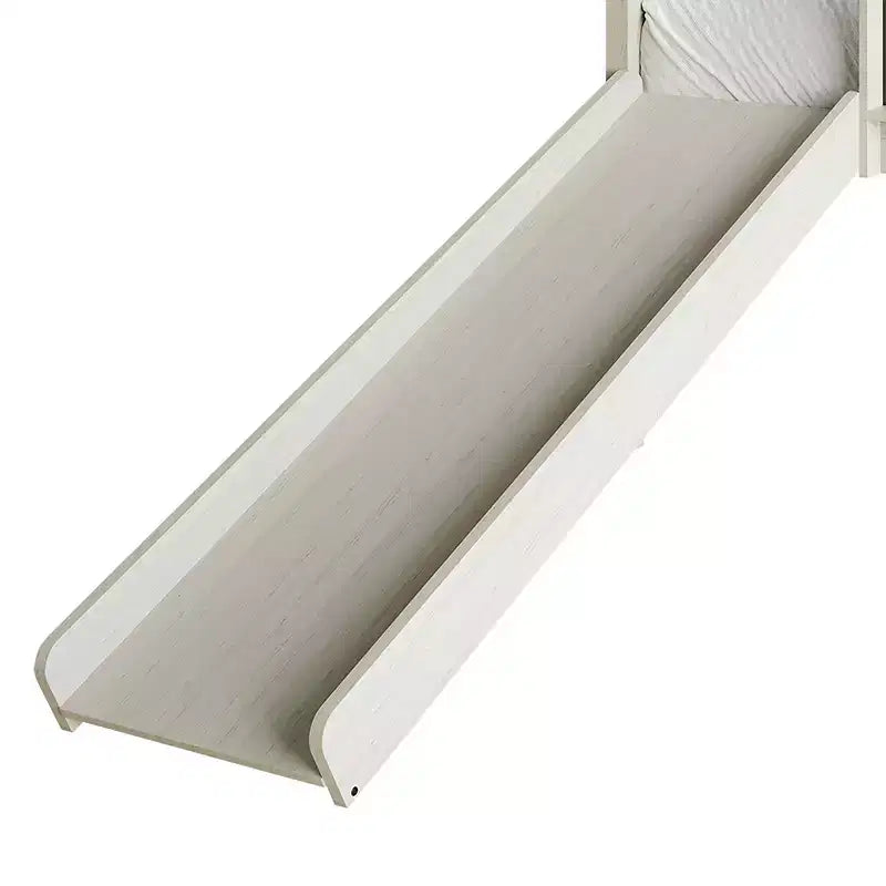 Lit mezzanine simple en bois avec cadre et échelle pour enfants et adolescents