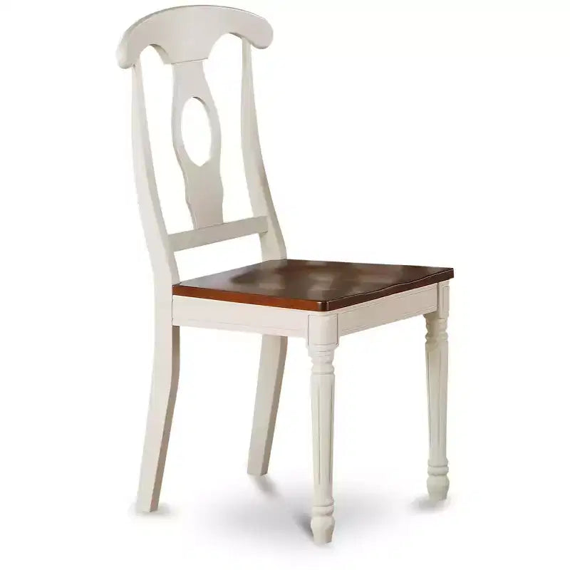 Fauteuil d'appoint « Coastal Charm » avec pieds en bois massif – Fauteuil de salon rembourré pour le salon et la chambre
