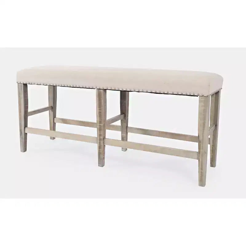 Banc d'entrée sans dossier rembourré de 132 cm – Banc de rangement moderne pour salon, chambre et couloir