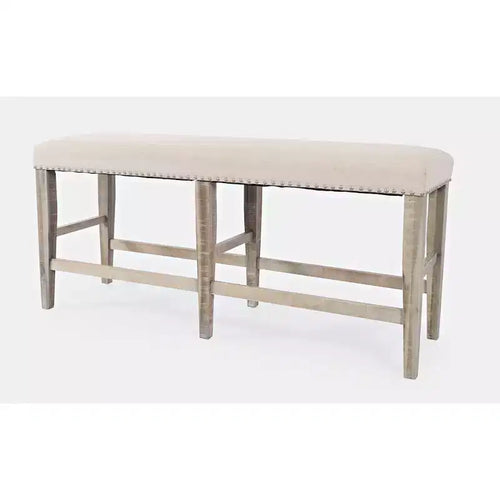Banc d'entrée sans dossier rembourré de 132 cm – Banc de rangement moderne pour salon, chambre et couloir