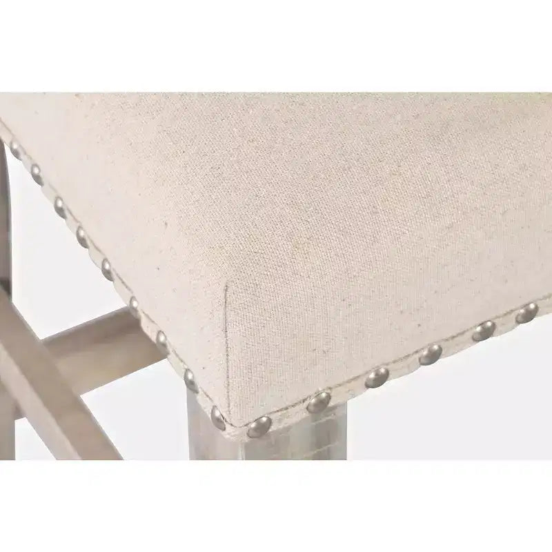 Banc d'entrée sans dossier rembourré de 132 cm – Banc de rangement moderne pour salon, chambre et couloir