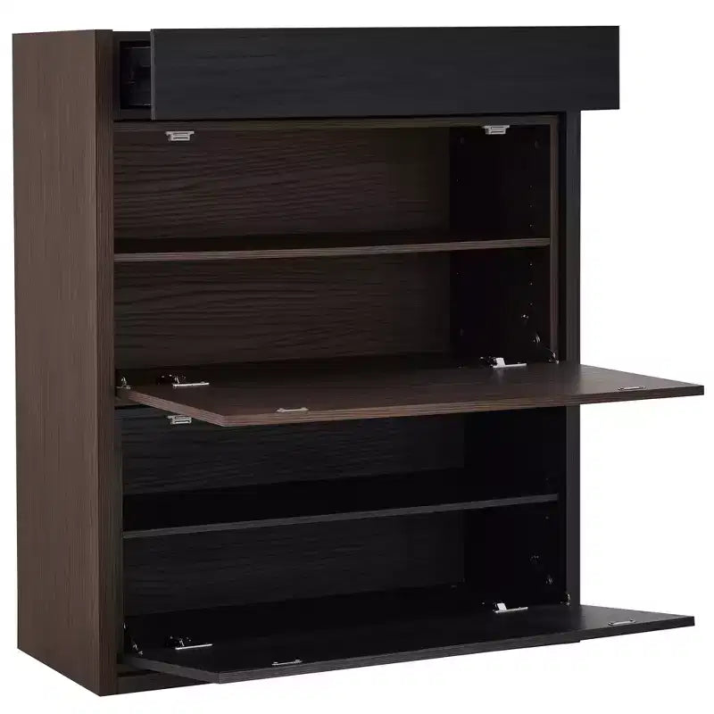 Meuble à chaussures d'angle extensible et rotatif, meuble de rangement de 82,5 à 149 cm avec tiroir pour entrée