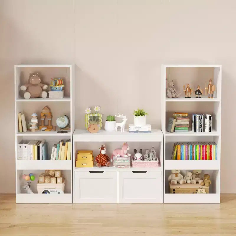 Meuble de rangement pour livres, étagère de rangement pour jouets, blanc