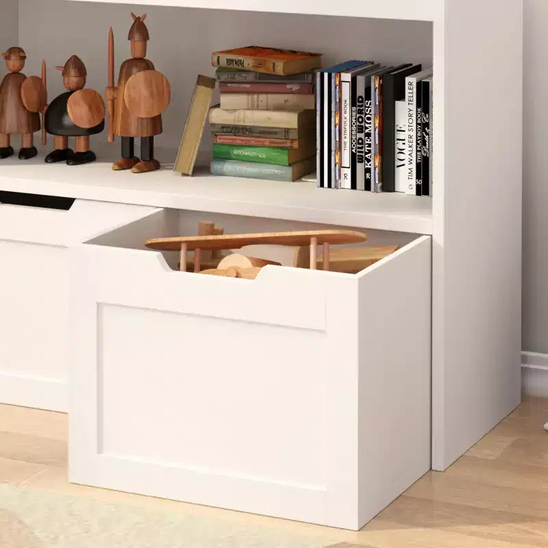 Meuble de rangement pour livres, étagère de rangement pour jouets, blanc