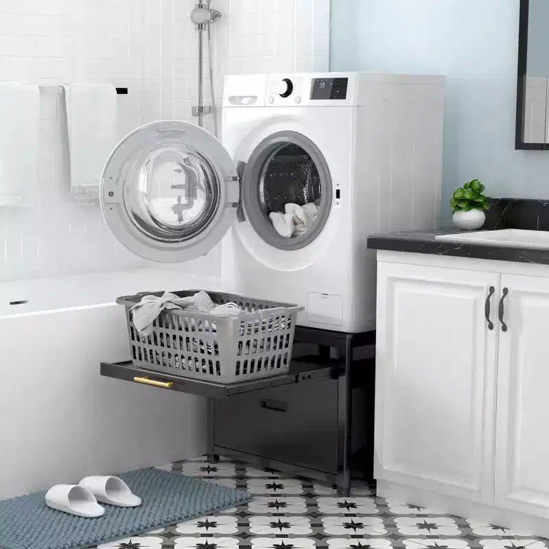 Piédestal de lave-linge sécheuse, piédestal de lessive de 24,1 po pour laveuse compacte