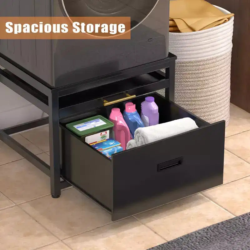 Piédestal de lave-linge sécheuse, piédestal de lessive de 24,1 po pour laveuse compacte