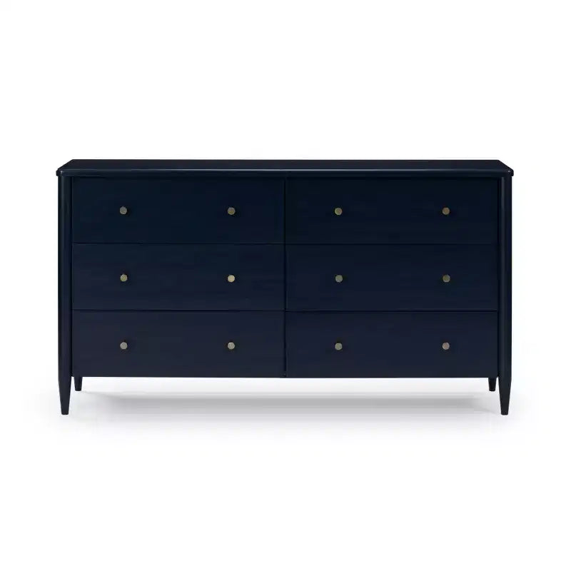 Commode à 6 tiroirs avec grand espace de rangement pour chambre à coucher