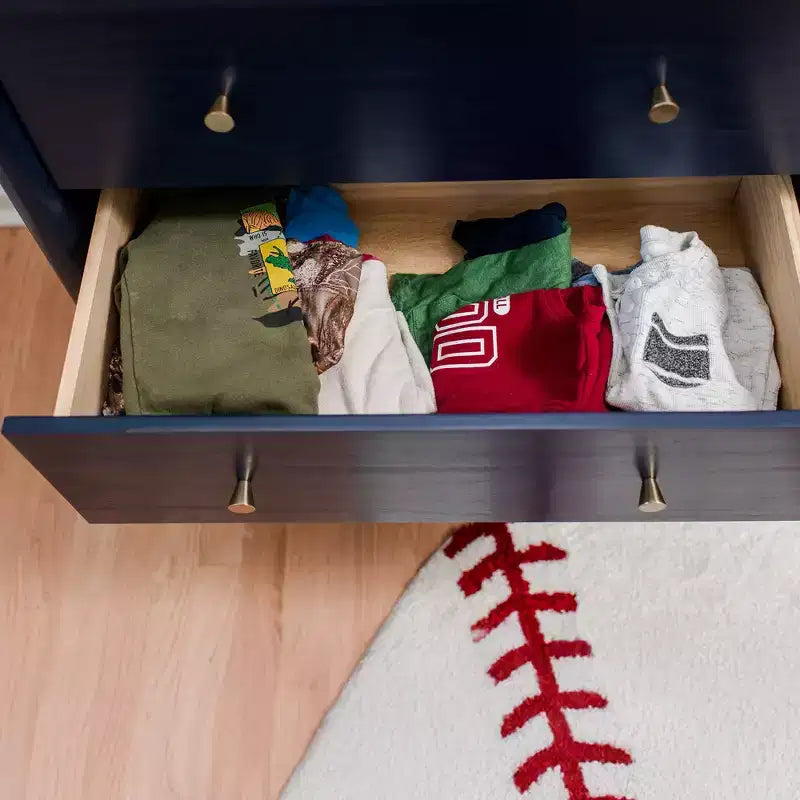 Commode à 6 tiroirs avec grand espace de rangement pour chambre à coucher
