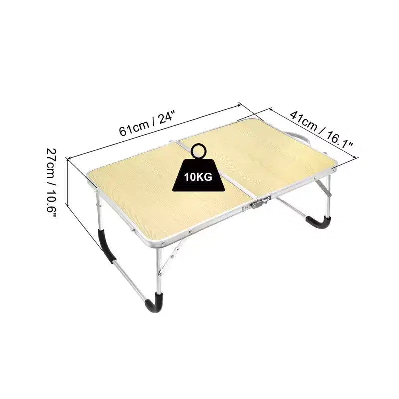 Bureaux de travail portables et pliables avec sac de transport pour lit et canapé